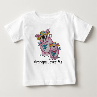 OSo Niedlich "Opa Lieben Me" Piggy Baby Romper Baby T-shirt