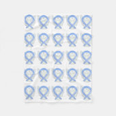 Ösophageale Krebsbewusstsein Ribbon Fleece Blanket (Vorderseite)