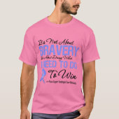 Ösophagus-Krebs-Kampf T-Shirt (Vorderseite)