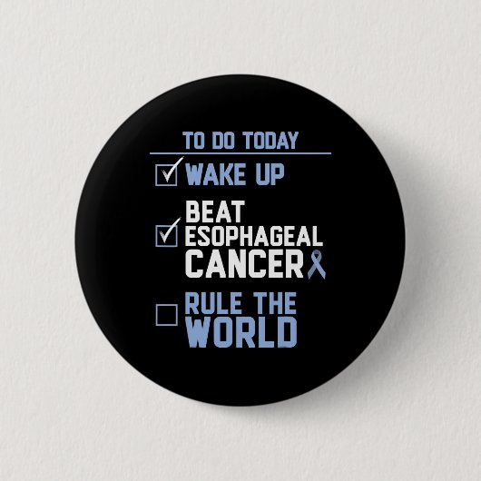 Ösophaguskrebs geweckt 1 button (Vorderseite)