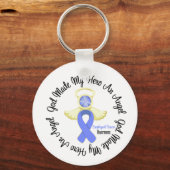 Ösophaguskrebs Gott machte meinen Helden zu einem  Schlüsselanhänger (Vorderseite)