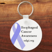 Ösophaguskrebs-Sensibilisierungsperiwinkle Schlüss Schlüsselanhänger (Vorderseite)