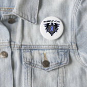 Ösophaguskrebs-Wappen Button (Beispiel)