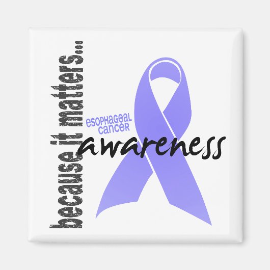 Ösophaguskrebsbewusstsein Magnet (Vorne)
