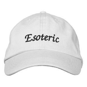ösoterisch bestickte baseballkappe
