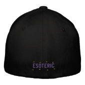 ösoterisch bestickte baseballkappe (Rückseite)