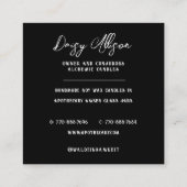 Ösoterischer Alchemist-Apotheker Quadratische Visitenkarte (Rückseite)