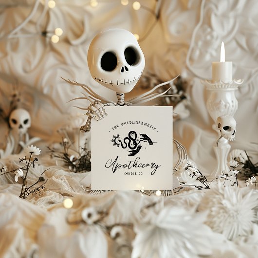 Ösoterischer Alchemist-Apotheker Quadratische Visitenkarte