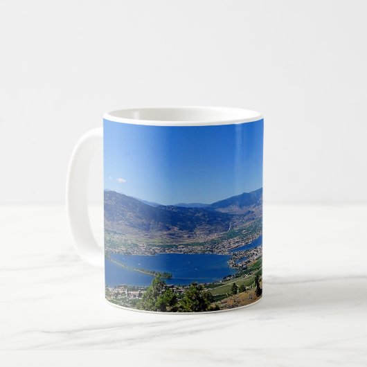 Osoyoos BC Desert Wine Country Coffee Tasse (Vorderseite Links)