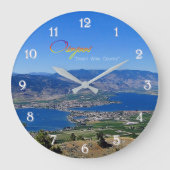Osoyoos, Dessertwein-Land Große Wanduhr (Vorderseite)