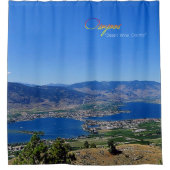 Osoyoos Wüste Weinbaugebiet Duschvorhang (Vorderseite)