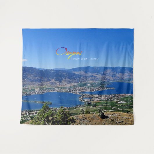 Osoyoos Wüste Weinbaugebiet Wandteppich (Vorderseite (Horizontal))