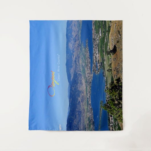 Osoyoos Wüste Weinbaugebiet Wandteppich (Vorderseite)