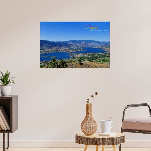 Osoyos, Wüstenweinland Poster (Wohnzimmer 3)