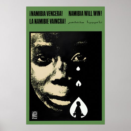 OSPAAAL Poster Namibia wird siegen! (Vorne)