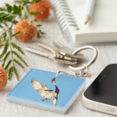 Ospregevögel fliegen Akryllischer Schlüsselanhänge Schlüsselanhänger (Vorderseite rechts)