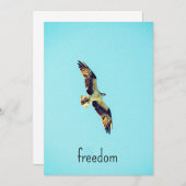 Osprey Art Dankeskarte (Vorne/Hinten)