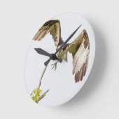 Osprey Coming At You Runde Wanduhr (Winkel)