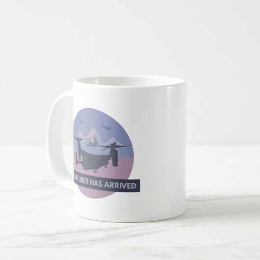 Osprey Convertiplane Aircraft Kaffeetasse (Vorderseite Links)