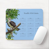 Osprey: Customize full year 2026 calendar Mousepad (Mit Mouse)