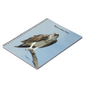 Osprey-Falke-Gesang Notizbuch Notizblock (Linke Seite)