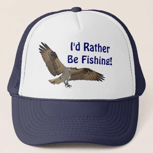 Osprey Fish Hawk Fisherman's Hat Truckerkappe (Vorderseite)