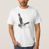 Osprey Fish Hawk mit Fish Catch Shirt (Vorderseite)