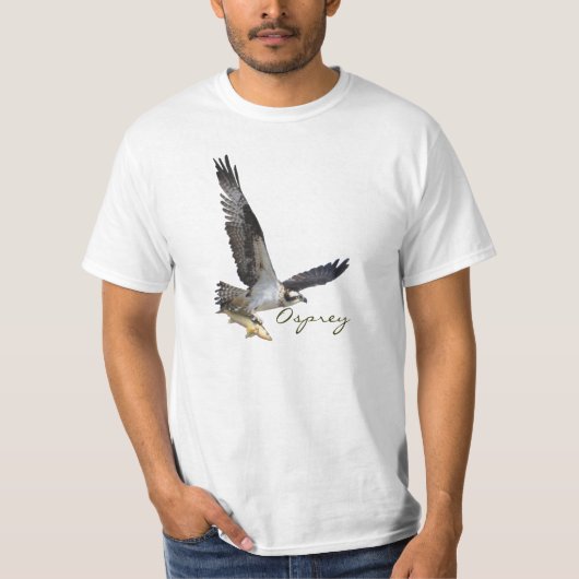 Osprey Fish Hawk mit Fish Catch Shirt (Vorderseite)