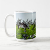 Osprey & Fish Wildlife Foto Fisherman Tasse (Links)