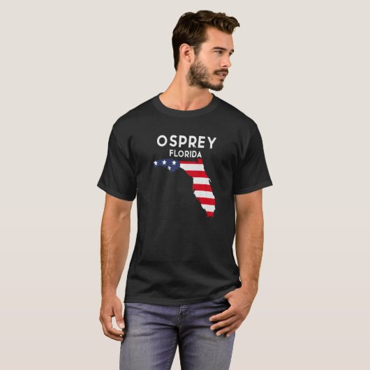 Osprey Florida USA Staat America Travel Floridian T-Shirt (Vorne ganz)