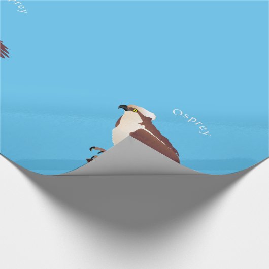 Osprey Hawk Raptor Thunder_Cove Geschenkpapier (Ecke)