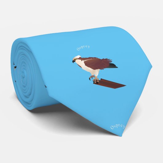 Osprey Hawk Raptor Thunder_Cove Krawatte (Gerollt)