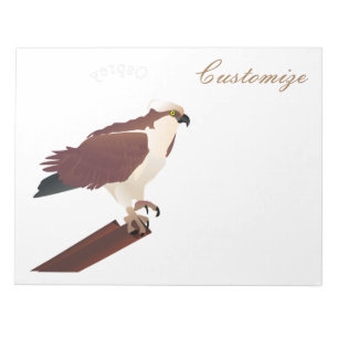 Osprey Hawk Raptor Thunder_Cove Notizblock