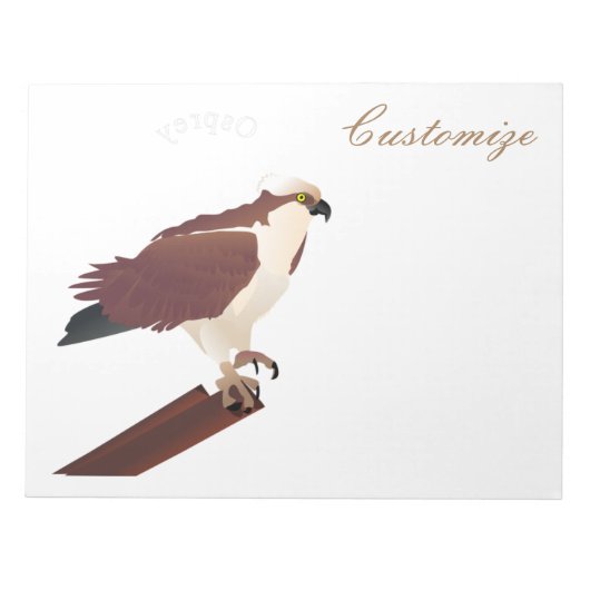 Osprey Hawk Raptor Thunder_Cove Notizblock (Vorderseite)