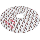 Osprey Hawk Raptor Thunder_Cove Polyester Weihnachtsbaumdecke (Schrägansicht)
