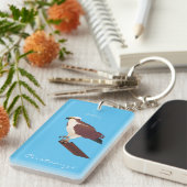 Osprey Hawk Raptor Thunder_Cove Schlüsselanhänger (Vorderseite rechts)