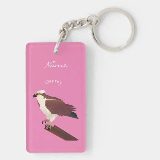 Osprey Hawk Raptor Thunder_Cove Schlüsselanhänger (Rückseite)