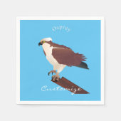 Osprey Hawk Raptor Thunder_Cove Serviette (Vorderseite)