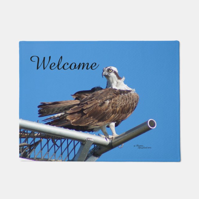 Osprey Hawk Welcome Doormat Fußmatte (Vorderseite)