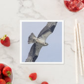 Osprey im Flug Serviette (Beispiel)