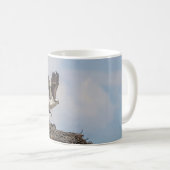 Osprey in einem Nest Kaffeetasse (VorderseiteRechts)