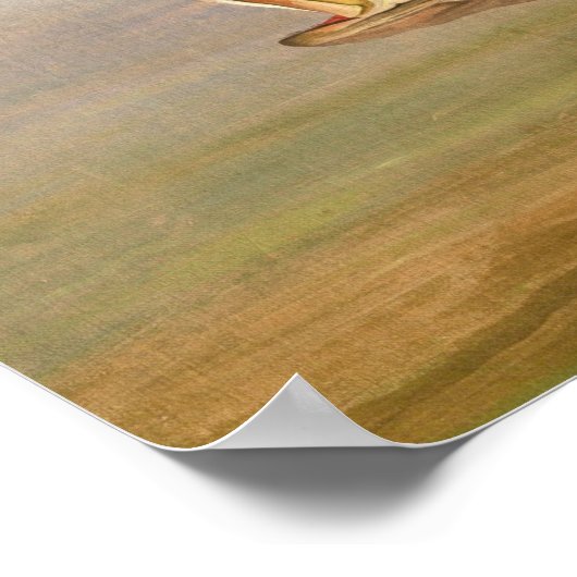 Osprey - John James Audubon Fine Art Poster (Ecke)