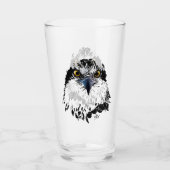 Osprey King of Birds Illustration Glas (Vorderseite)