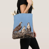 Osprey Mama mit ihren Kindern Tasche (Von Nahem)