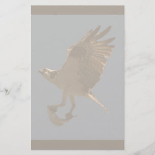 Osprey mit Fisch-Briefpapier Briefpapier