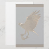 Osprey mit Fisch-Briefpapier Briefpapier (Vorne/Hinten)