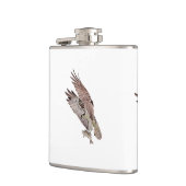 Osprey mit Fisch Flachmann (Links)