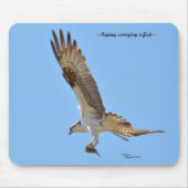 Osprey mit Fisch Mousepad (Vorne)