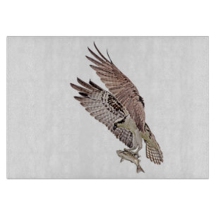Osprey mit Fisch Schneidebrett