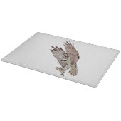 Osprey mit Fisch Schneidebrett (Ecke)